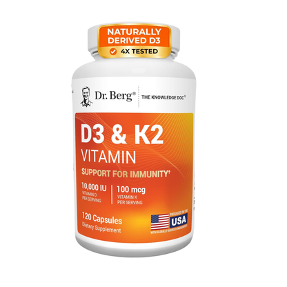 Dr. Berg Maximum Strength 7-in-1 Vitamin D3 K2