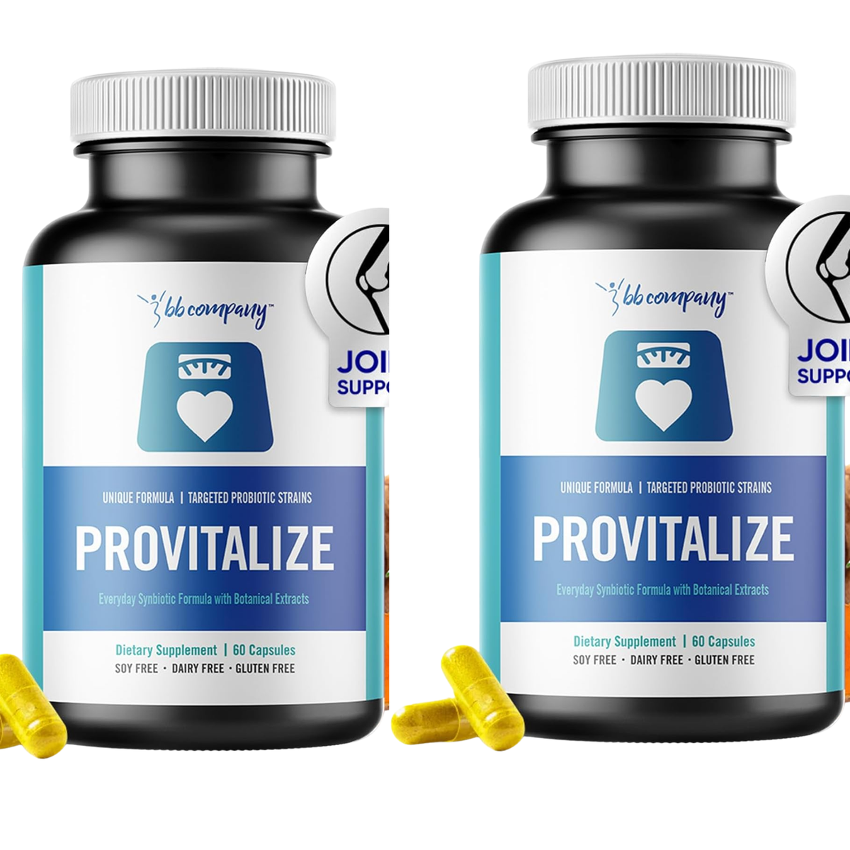 BB Company Provitalize Probiotic Supplement for Menopause Weight, Gut Health & Joint Support – 60 Capsules
