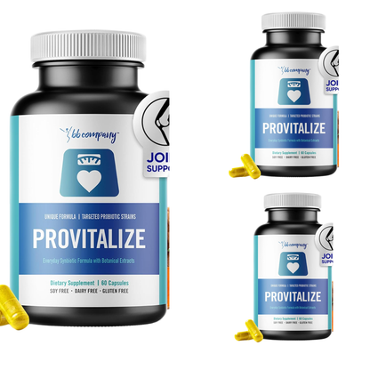 BB Company Provitalize Probiotic Supplement for Menopause Weight, Gut Health & Joint Support – 60 Capsules