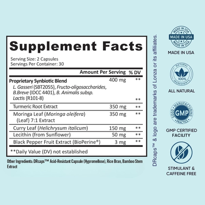 BB Company Provitalize Probiotic Supplement for Menopause Weight, Gut Health & Joint Support – 60 Capsules