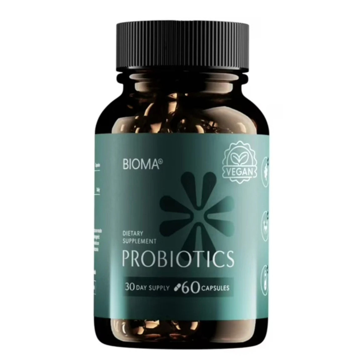 BIOMA Probiotics Digestive Health Gut Support for Men & Women 60 Capsules