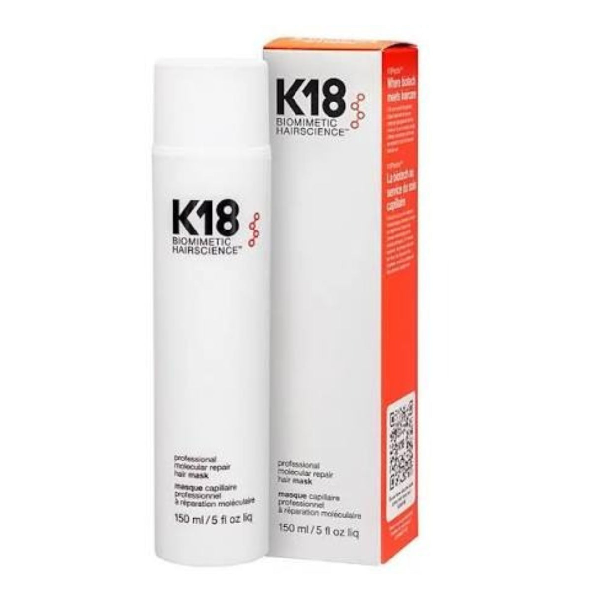 K18 Biomimetic Hairscience Professional Molecular Repair Hair Mask 150ml 5 fl oz