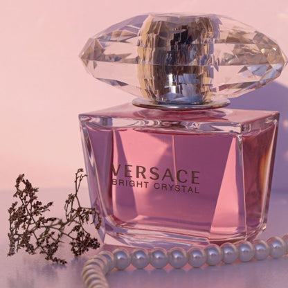 Versace Bright Crystal Eau de Toilette 90ml Fresh Floral Luxury Fragrance for Women