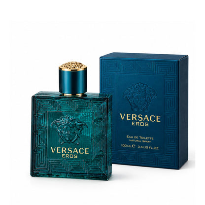 Versace Eros Eau de Parfum for Men 100ml – Long Lasting Luxury Fragrance | Natural Spray
